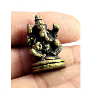 Indian God Ganesha Miniature Brass Idol Sculpture Statue