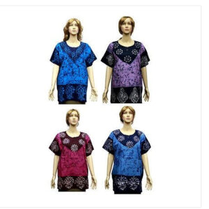 Cotton Casual Batik Printed Block Boho Short Kurti Tunics Wholesale Lots