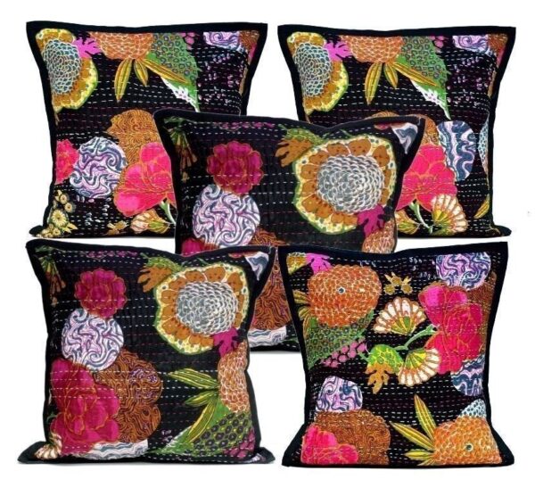Handmade Home Decor Kantha Stitch Cushion Covers Wholesale Lot